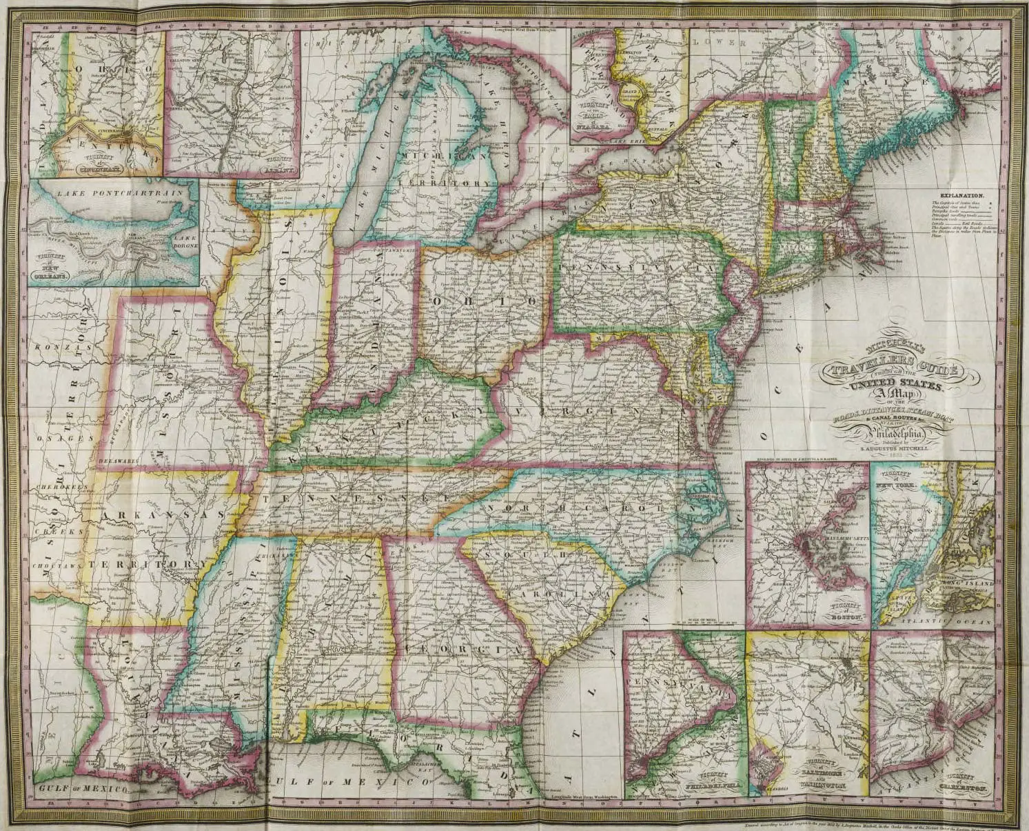 United States Historical Travel Map