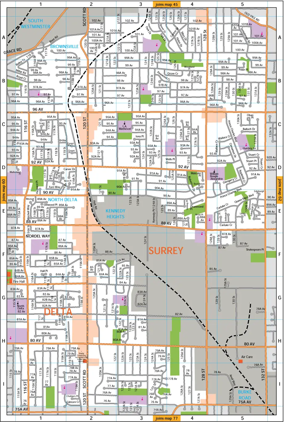 Vancouver Kennedy Heights Map