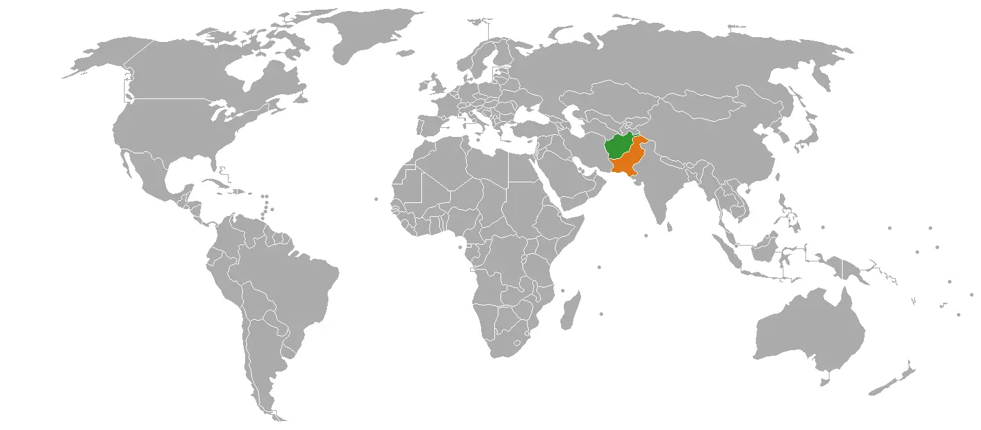 Afghanistan Pakistan Locator