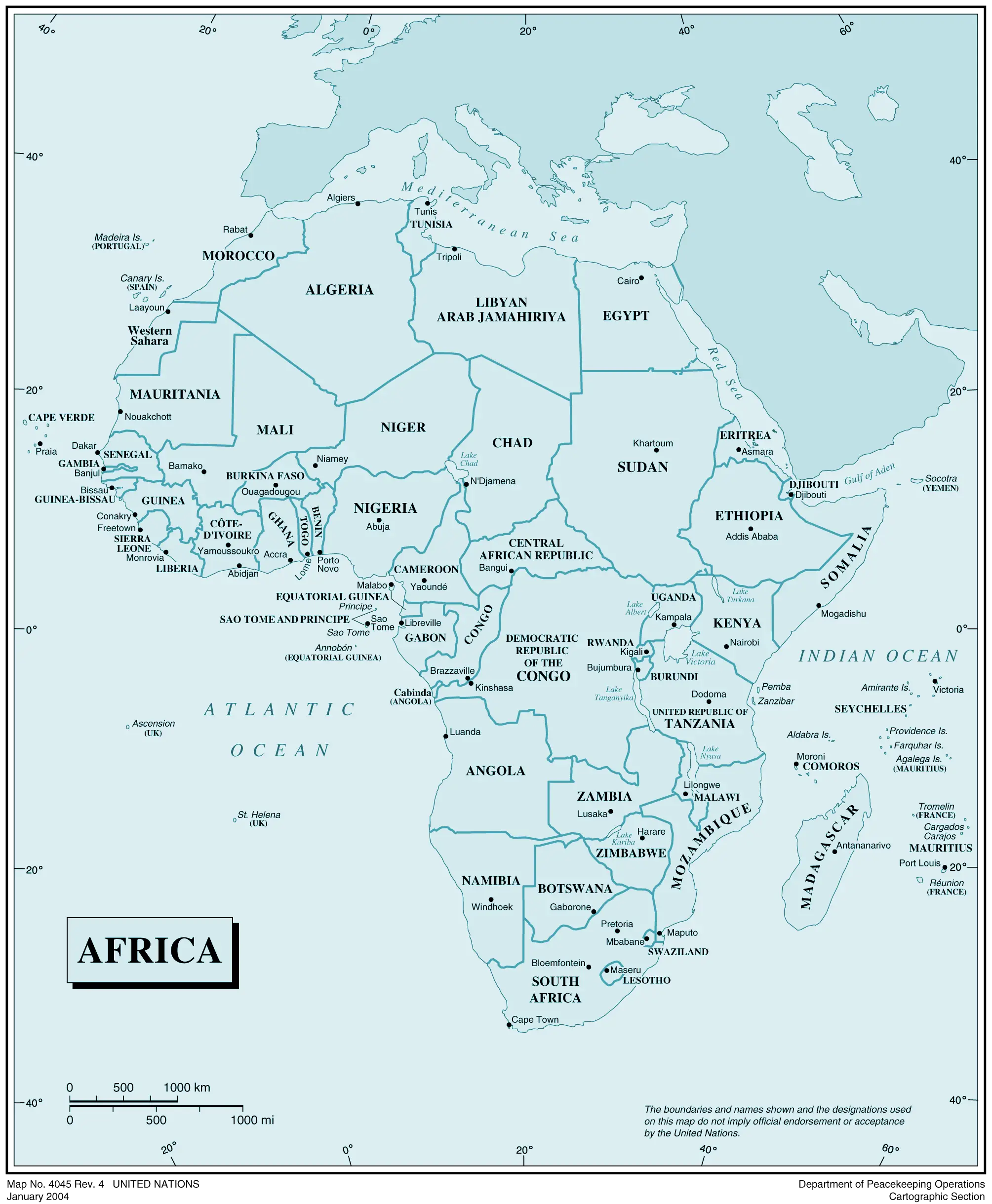 Africa Map 1