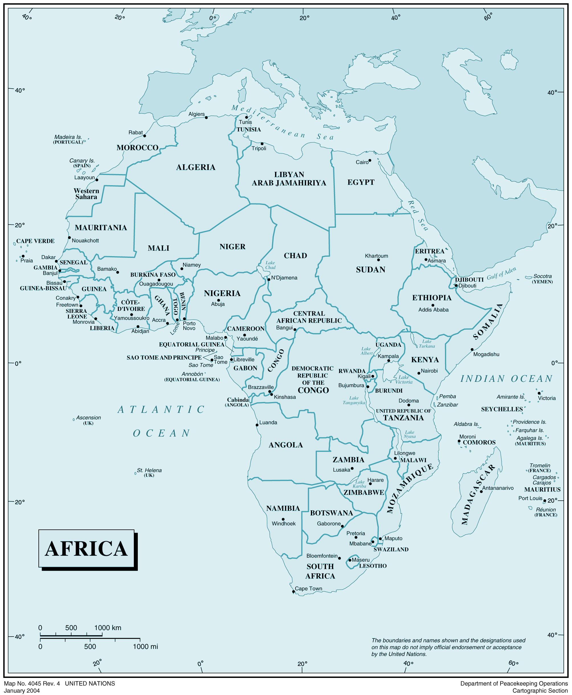 Africa Map 1