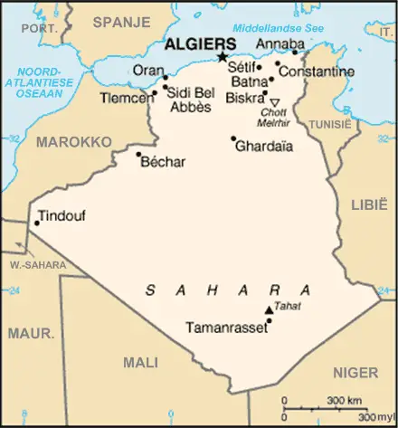 Algeriekaart