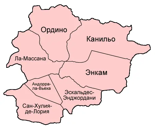 Andorra Parishes Russian