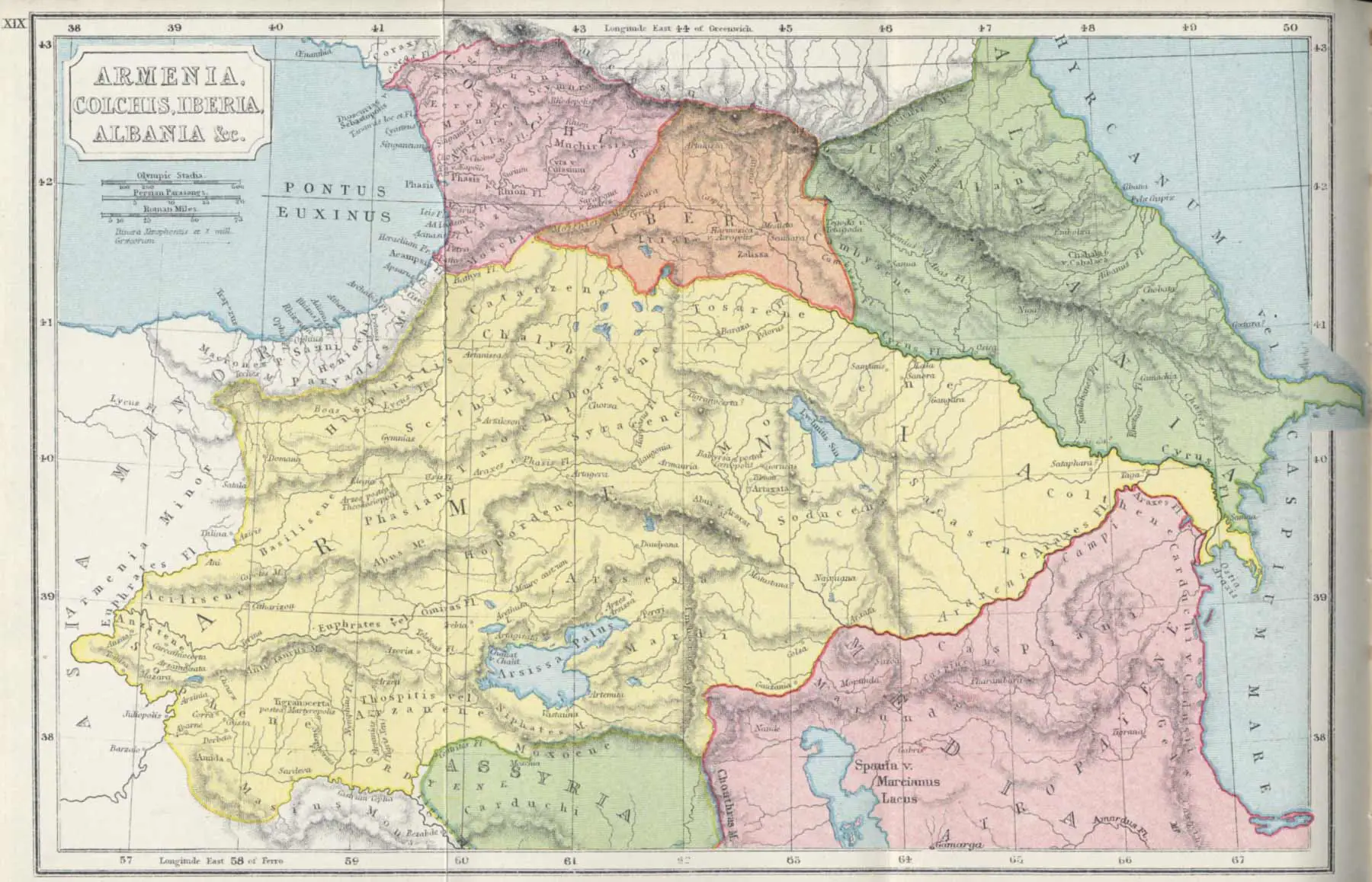 Armenia, Colchis, Iberia, Albania, Etc