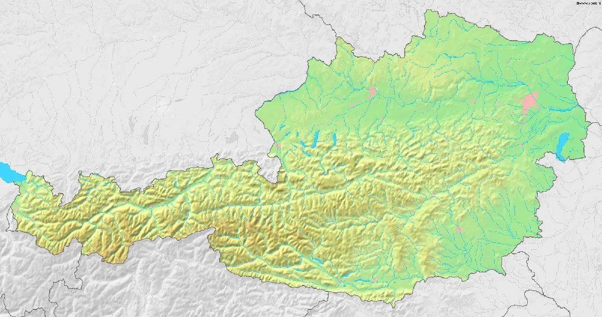 Austria Topographic Map - MapSof.net