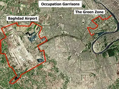 Baghdad   Airport And Green Zone