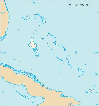 Bahamas Map Blank
