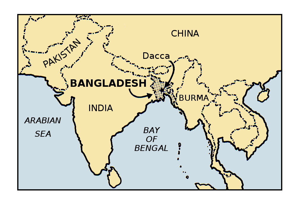 Где находится государство бангладеш. Народная Республика Бангладеш на карте. Бангладеш на карте.