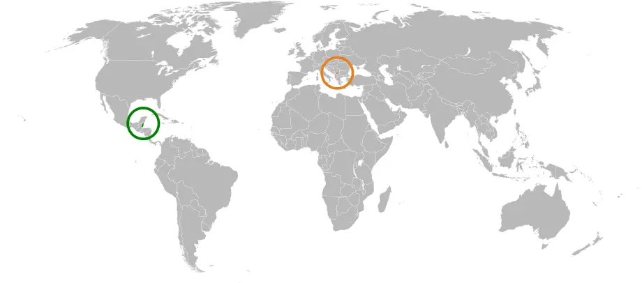 Belize Kosovo Locator 1