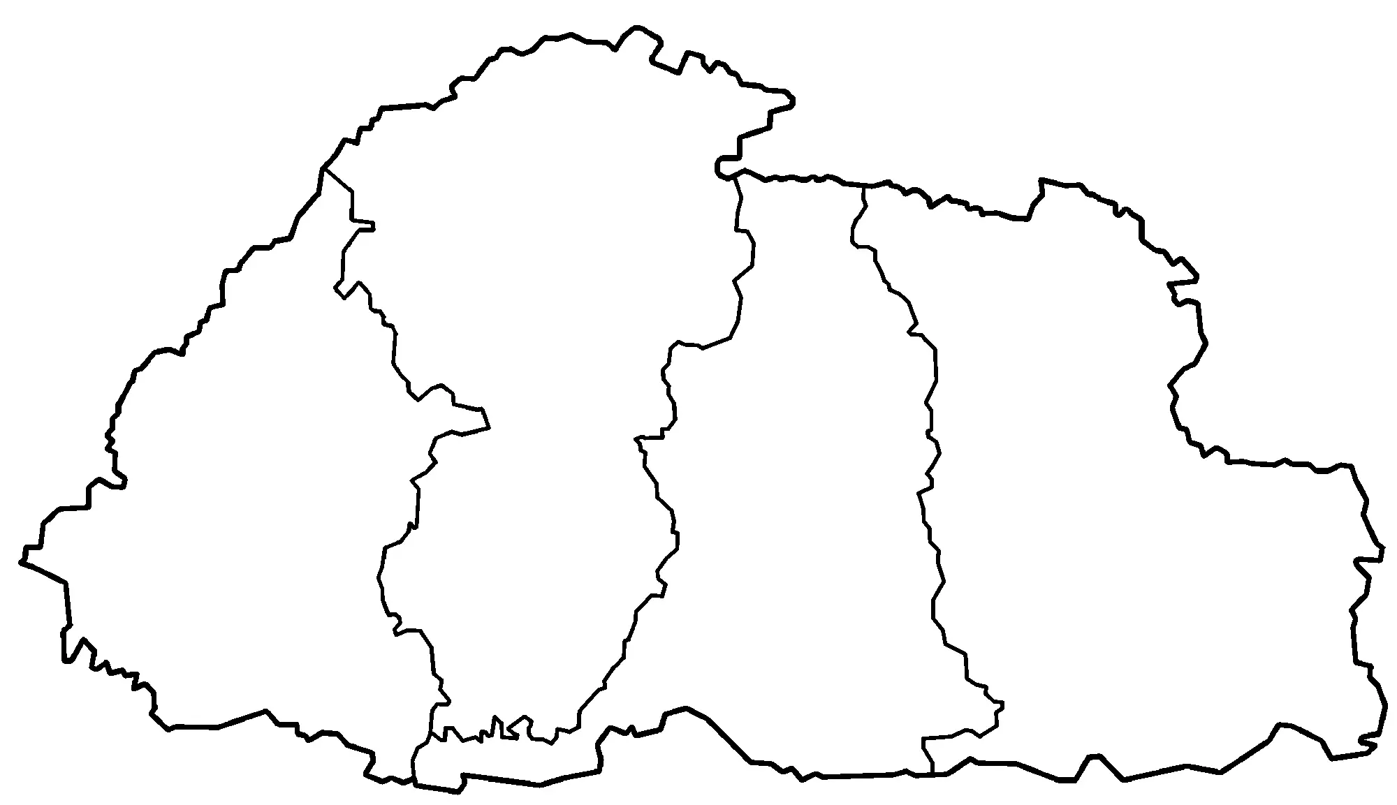 Bhutan Zones Blank