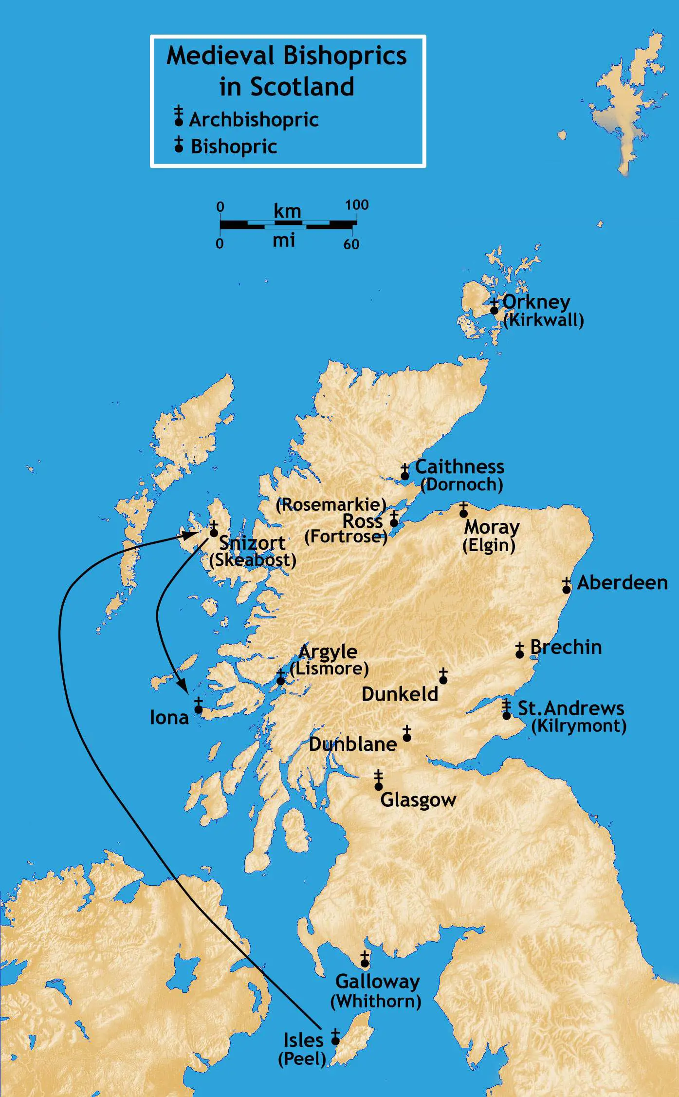 Bishoprics Scotland Medieval