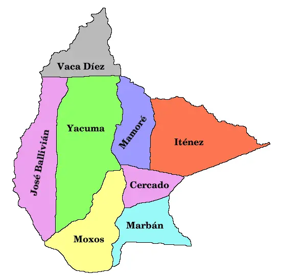 Bolivia Department of Beni