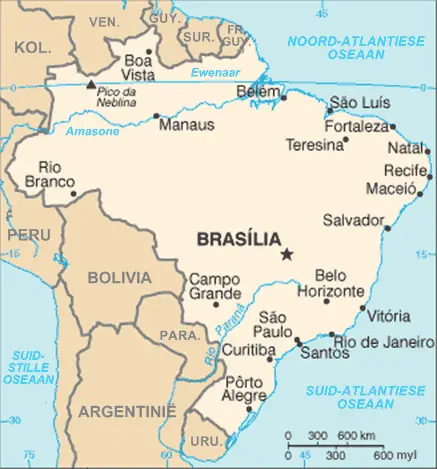 Brasiliekaart