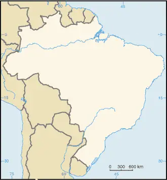Brazil Map Blank