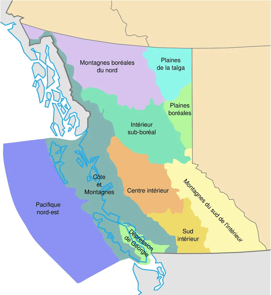British Columbia Ecoprovinces Fr