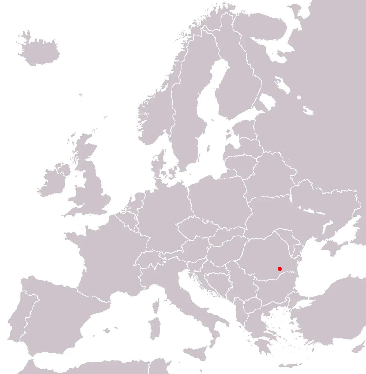 Bucarest In Europe Map 2