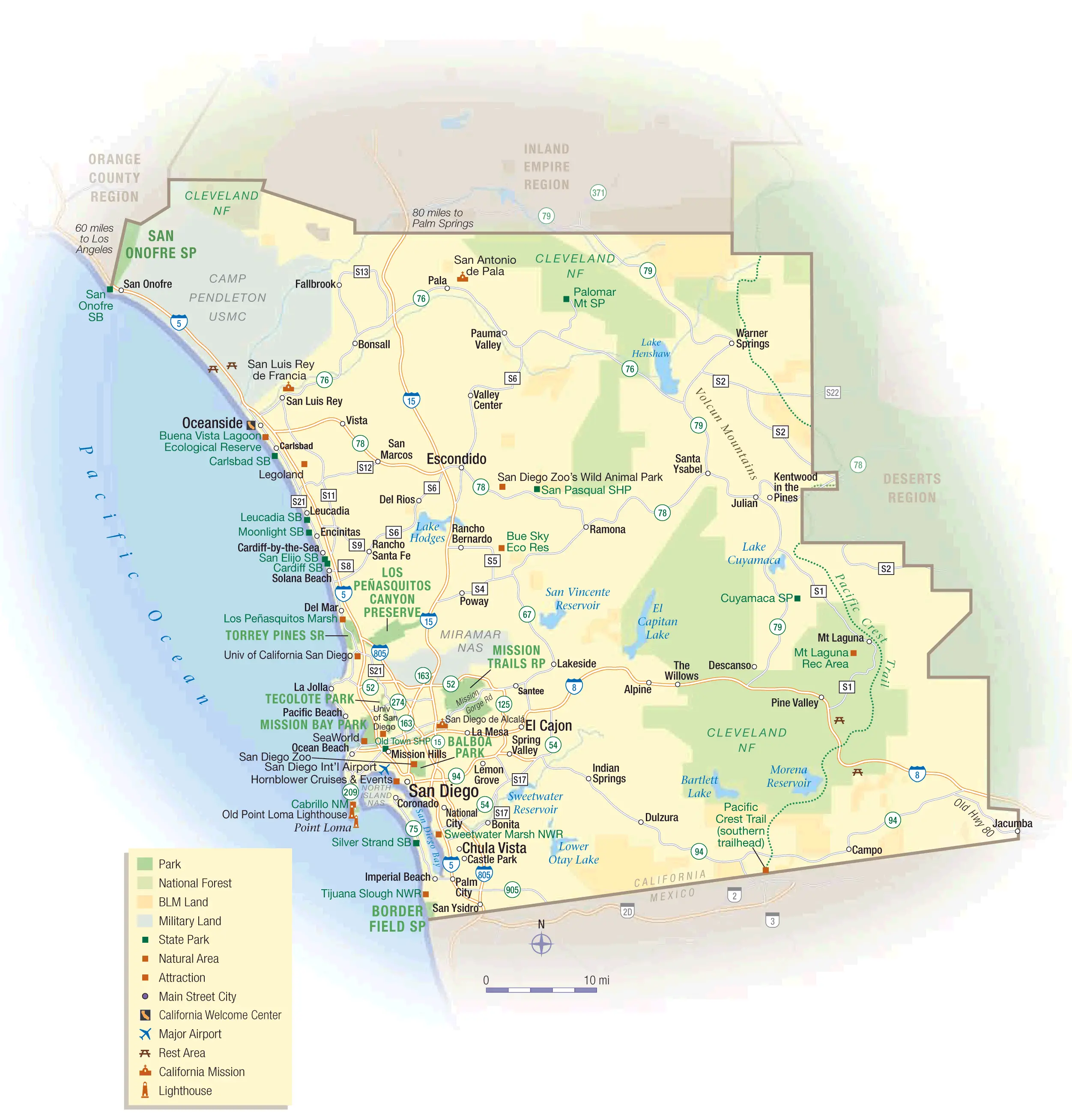 California Sandiego Map