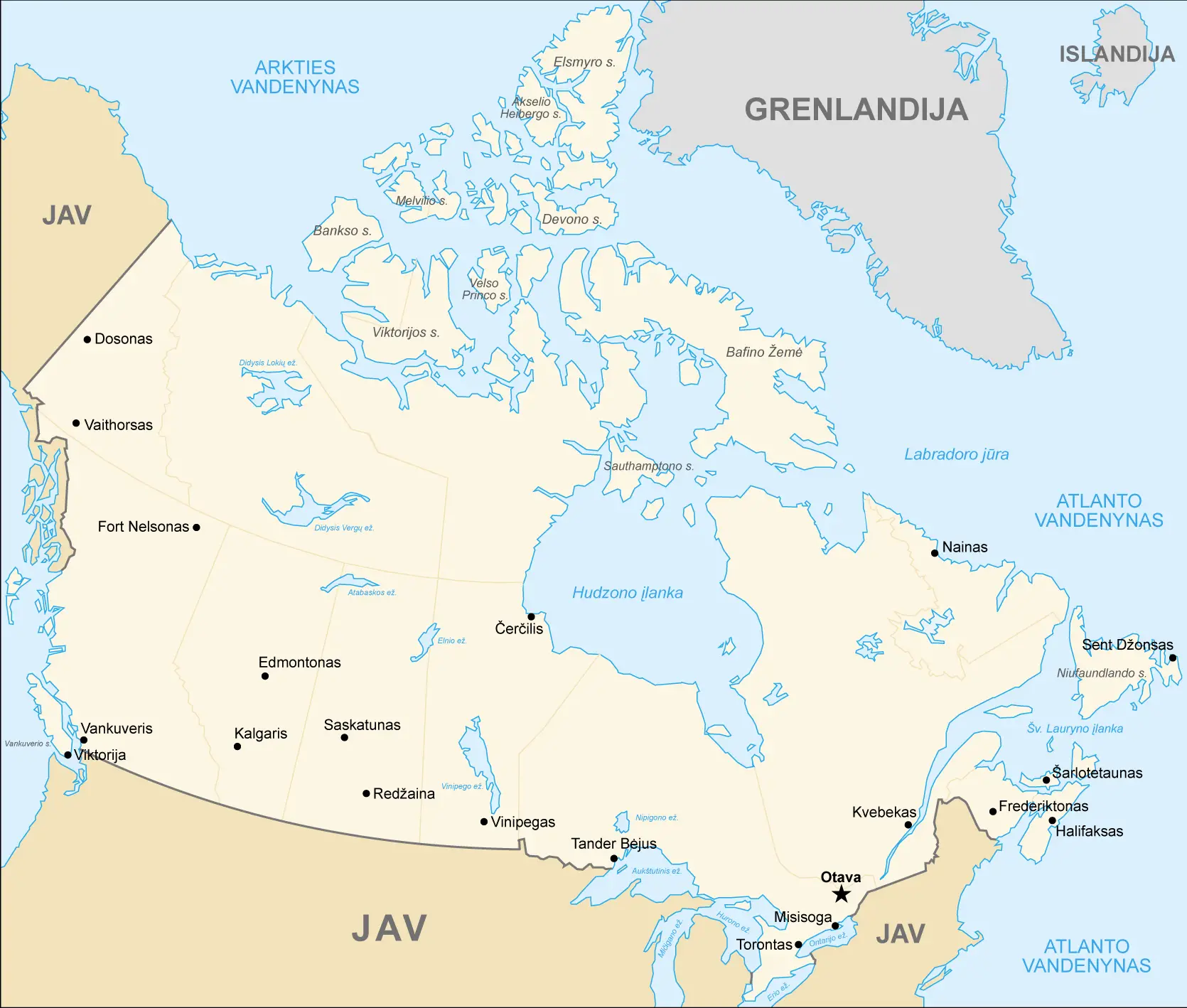 Canada Map (lt)