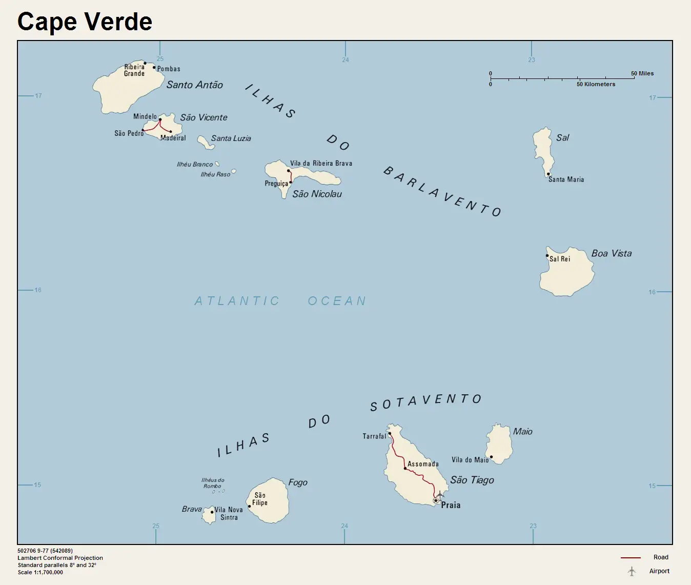 Cape Verde Map 2