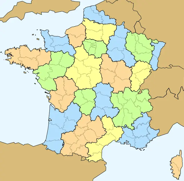 Carte France Geo 4 Couleurs C