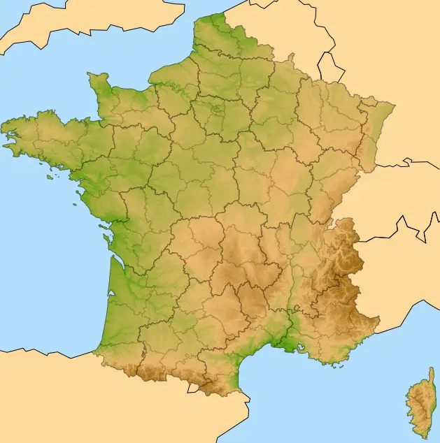 Carte France Geo Relief C