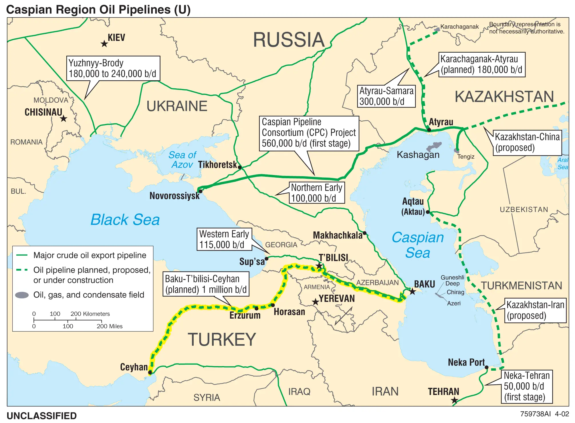 Caspian Pipelines 2002