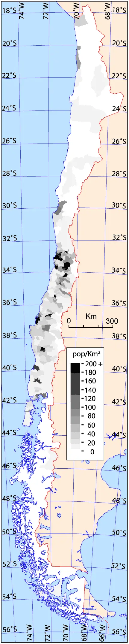 Chile Density