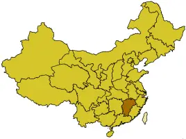 China Provinces Jiangxi