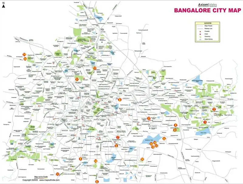 City Map Bangalore