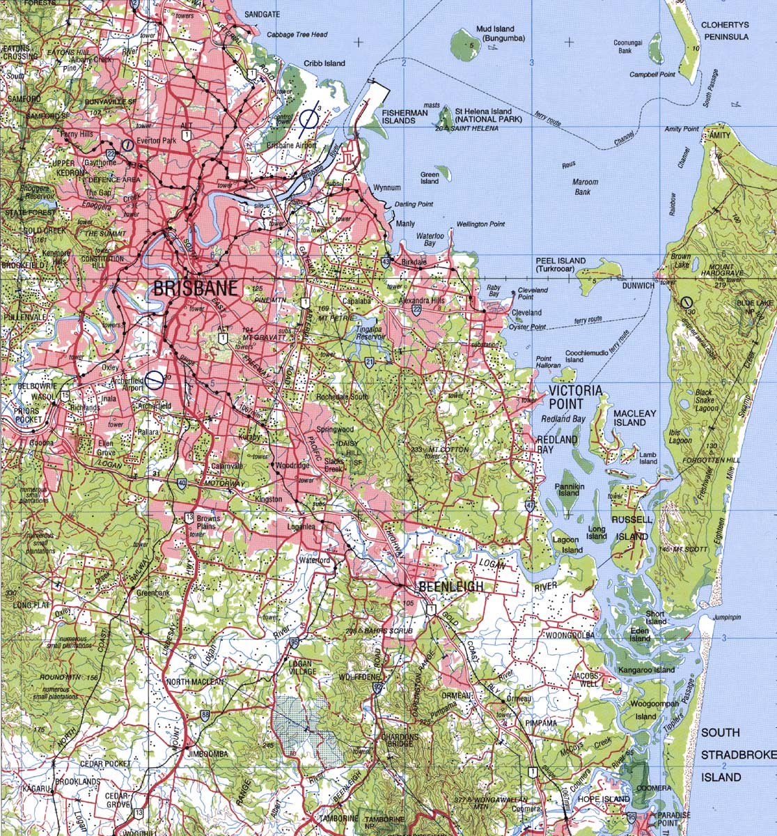 City Map Brisbane