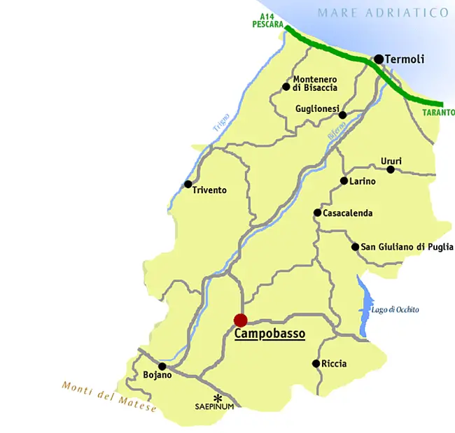City Map Campobasso
