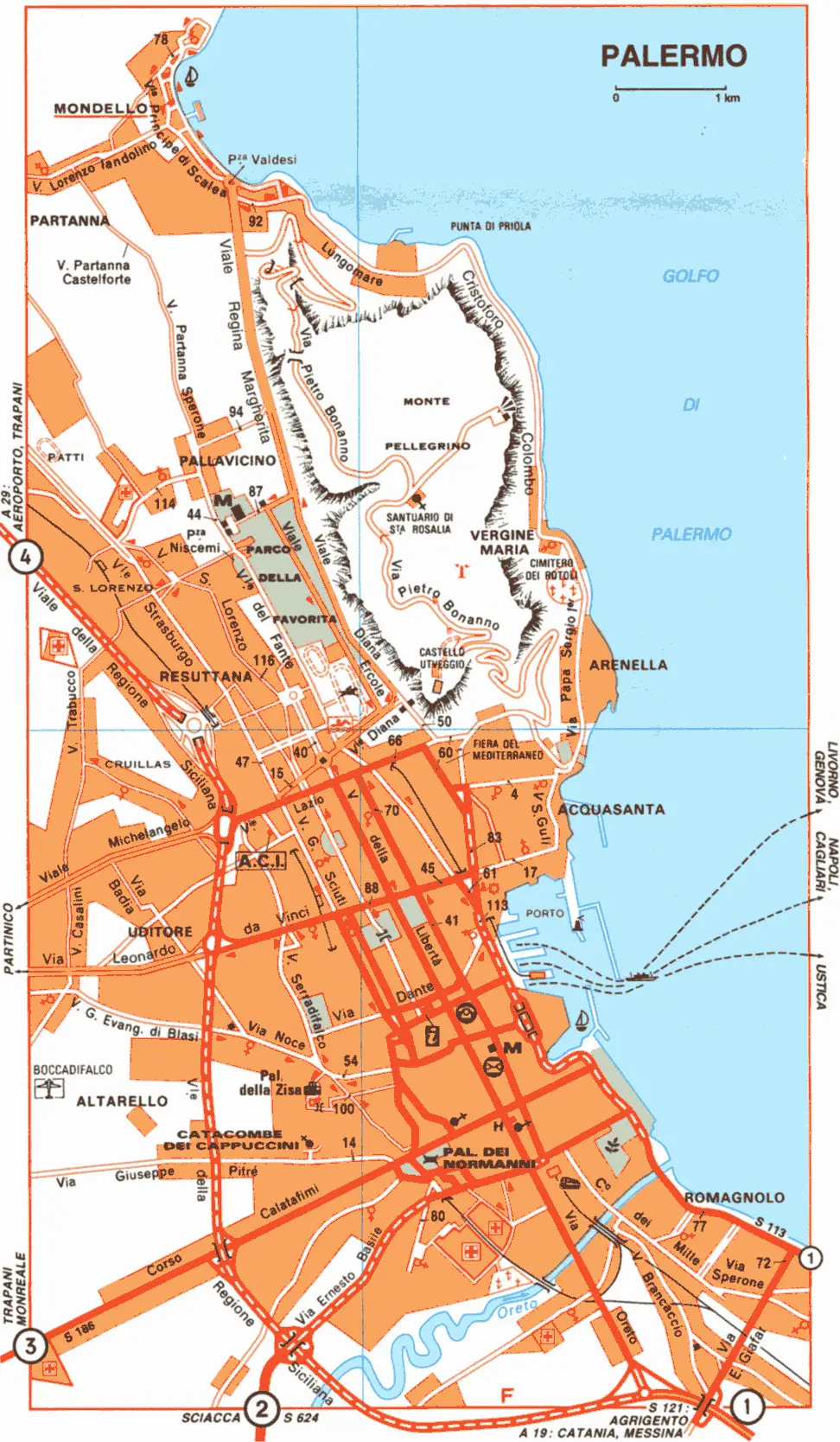 City Map of Palermo