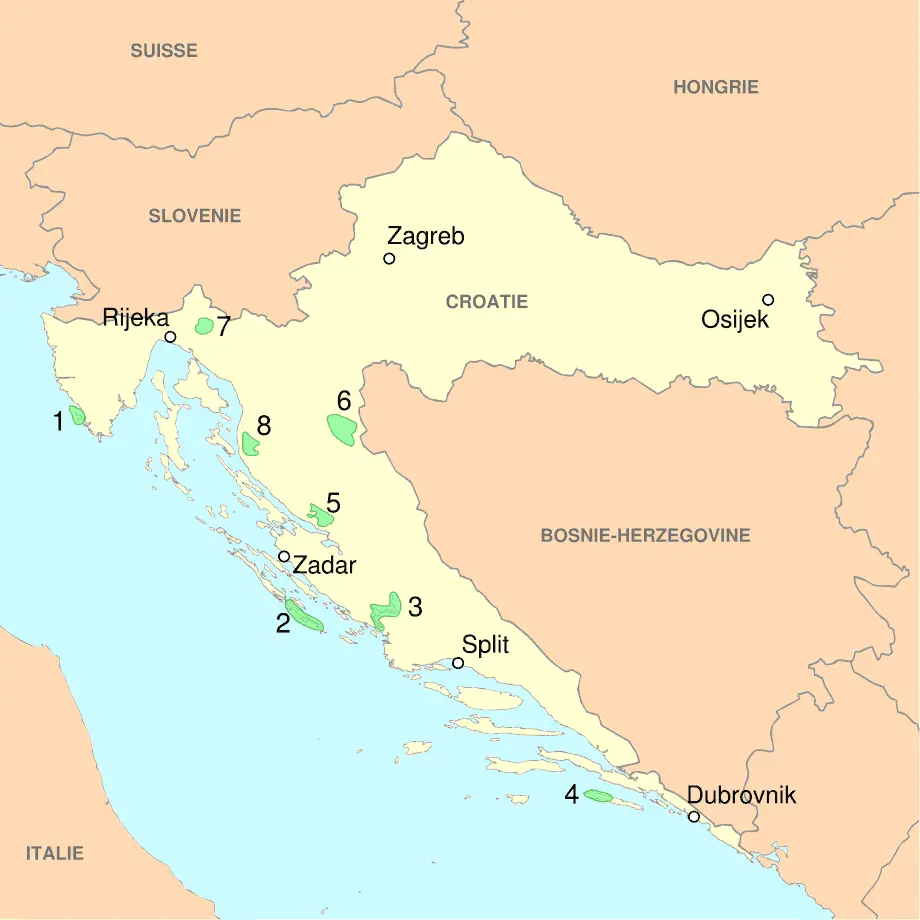 Croatie Parcs Nationaux Fr