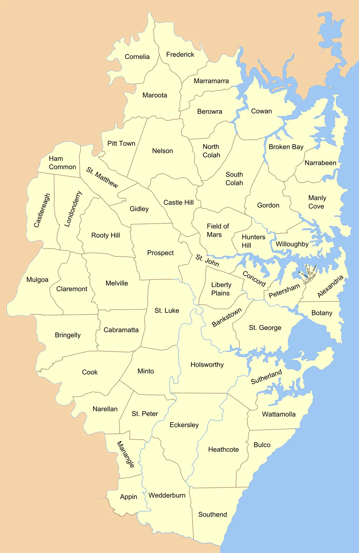 Cumberland County Parishes