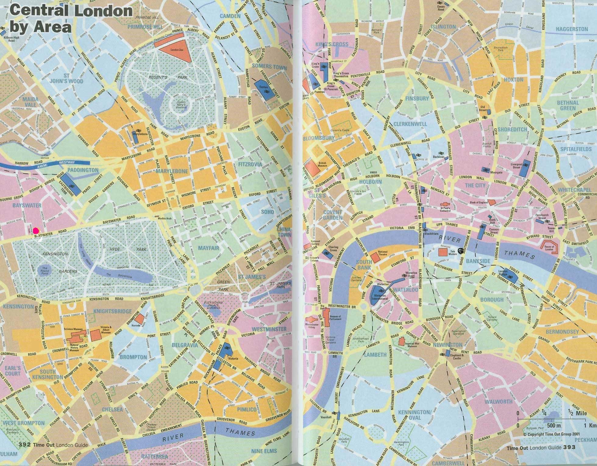 Detailed City Map of London