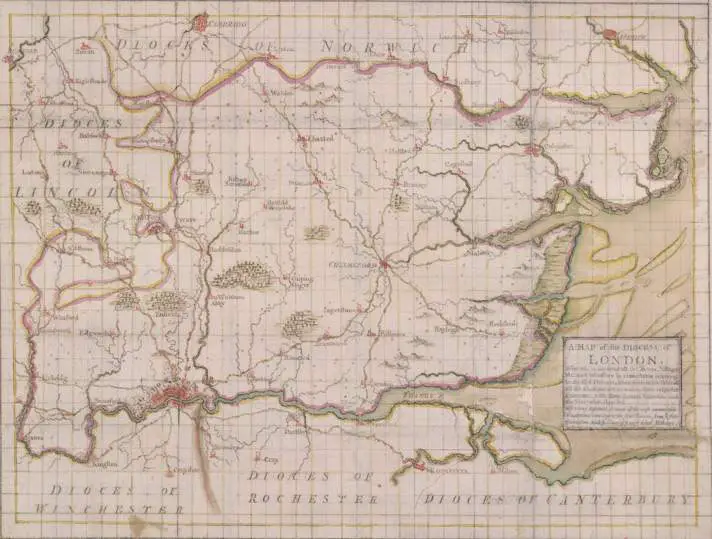 Diocese of London Survey By John Harris 1714