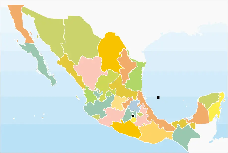 Division Politica Mexico