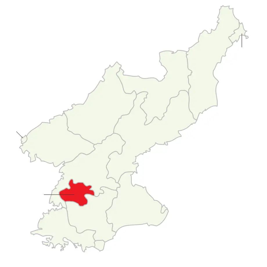 Divisions of North Korea (en) Pyongang Clear
