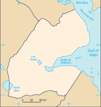 Djbouti Map Blank