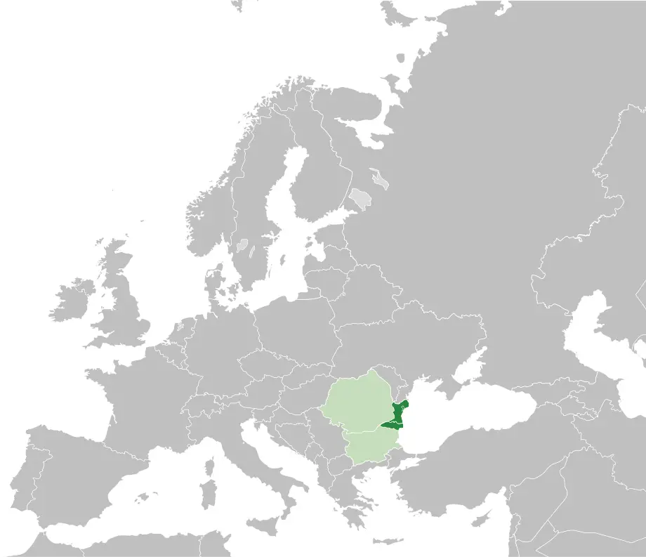 Dobruja In Europe Map 1