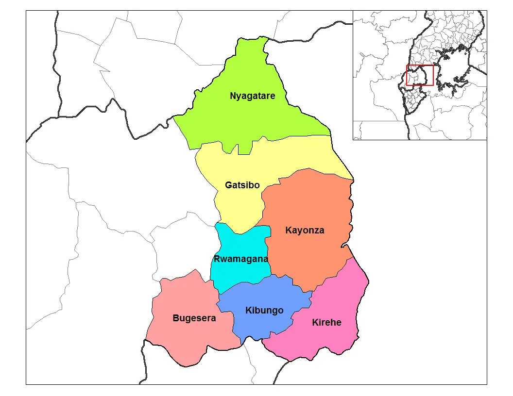 East Province Districts
