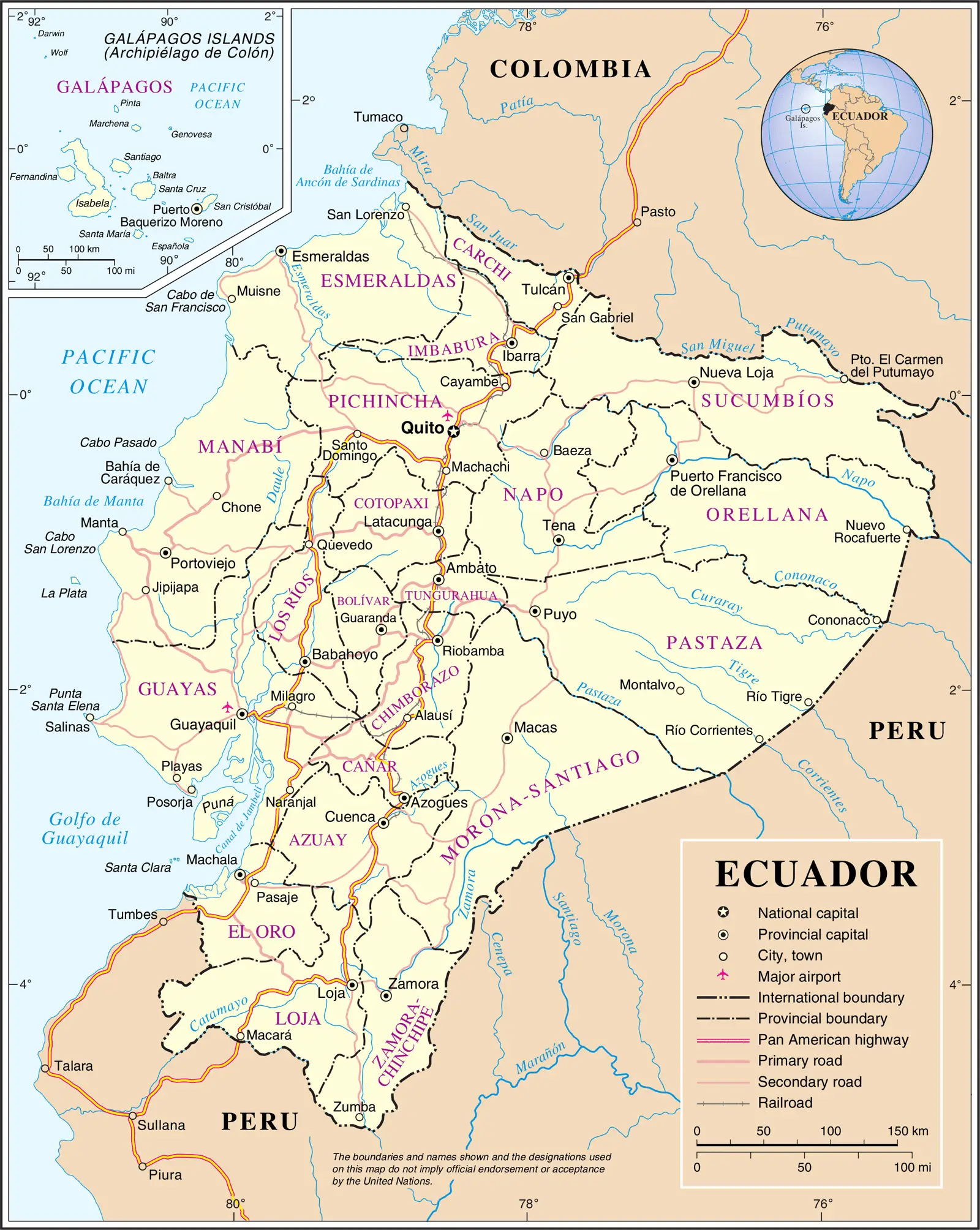 Ecuador Map 1