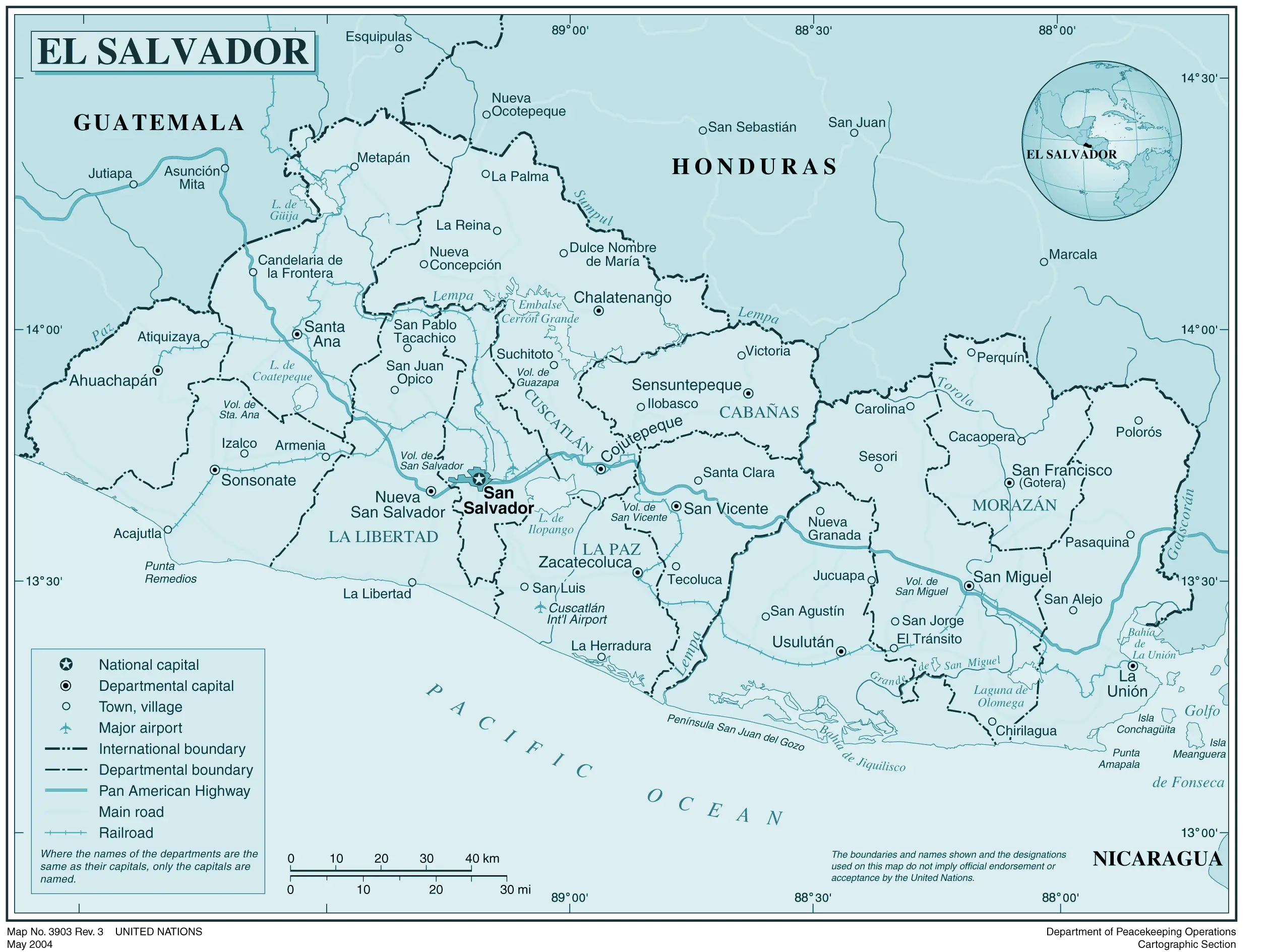 Elsalvador Map