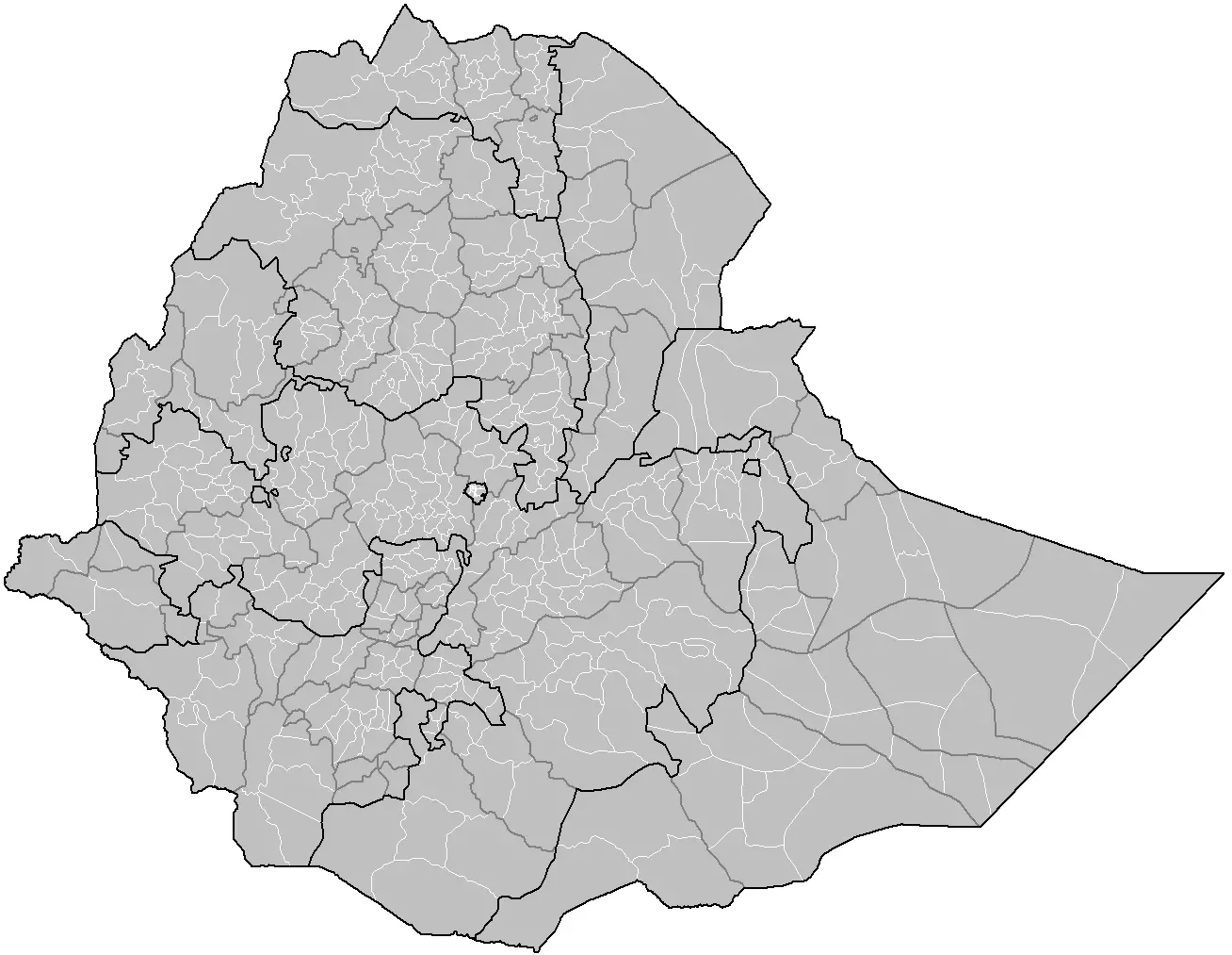 Ethiopia Districts
