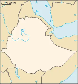 Ethiopia Map Blank