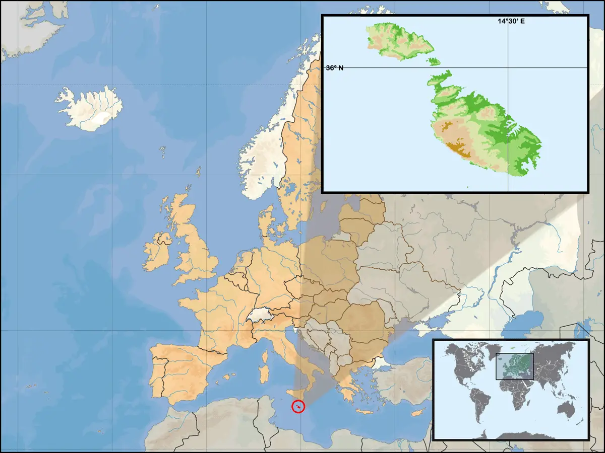 Europe Location Malte