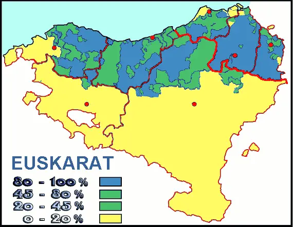 Euskarat Map