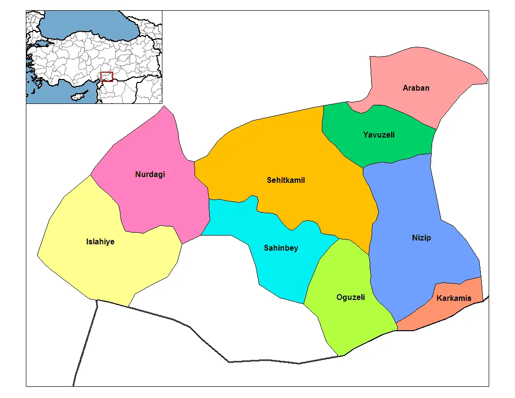 Gaziantep Districts