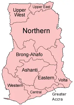 Ghana Regions