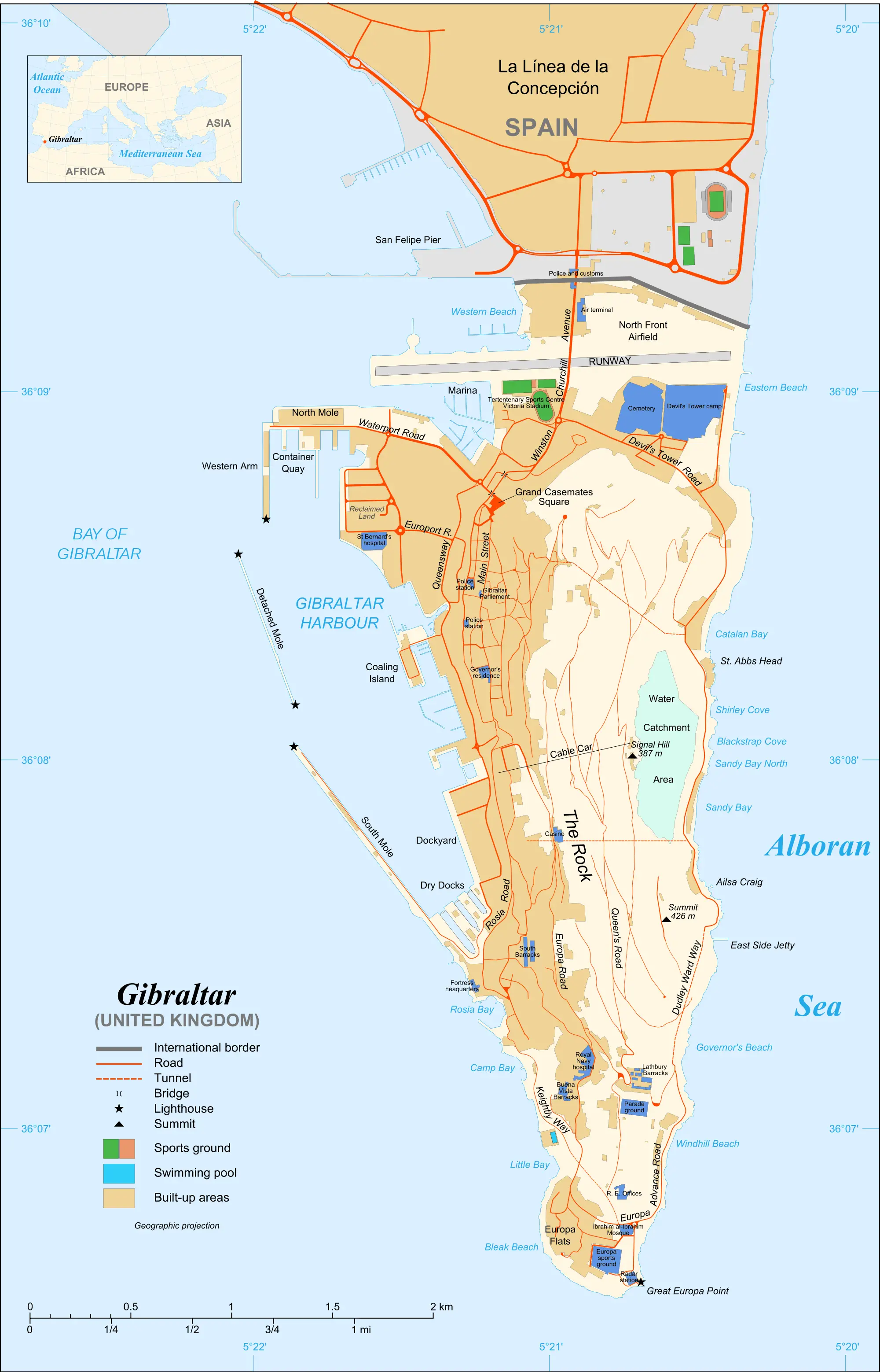 Gibraltar Map 1